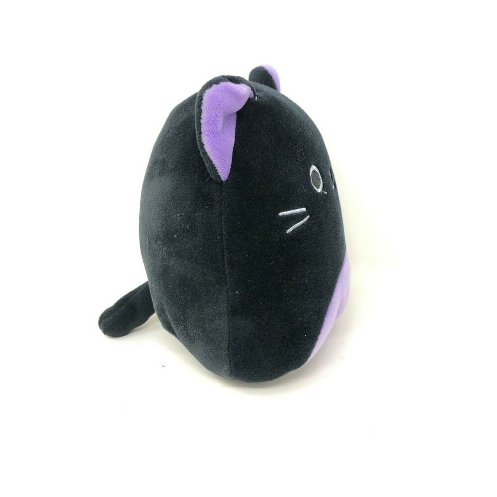 Squishmallow Autumn Cat 5" Black Purple Halloween Kitty Kellytoy‎ Kitten Plush - Picture 4 of 5